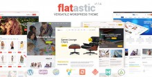 Flatastic 简洁大气多功能展示类 WordPress企业主题 v1.1.1